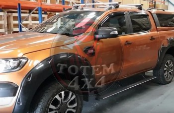 Estribos laterales electricos Ford Ranger 2015-2018